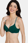 Zivame Glitter Straps Push-Up Wired Medium Coverage T-Shirt Bra - Botanical Garden — thumbnail 4